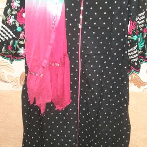 Black Print Kurti