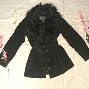 Korean Faux Fur Luxury Coat