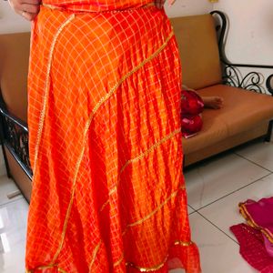 Cotton Long Skirt