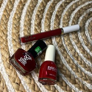 Matt Lipstick Nail paint