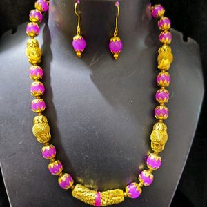 PINK NECKLACE SET