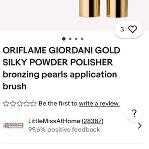 Orignal Oriflame Giordani Gold Powder Brush