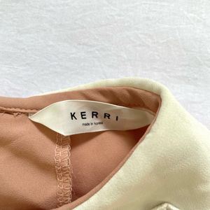 Peach Pearl Details Peter Pan Soft Korean Top