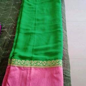 Light Green Saree