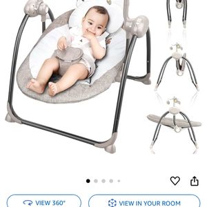 Baby Electronic Swing With Bluetooth Music