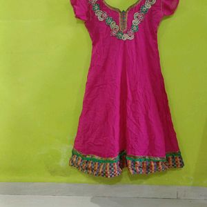 Anarkali Red Rose