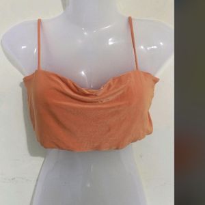 Fashion Nova Orange Crop Top