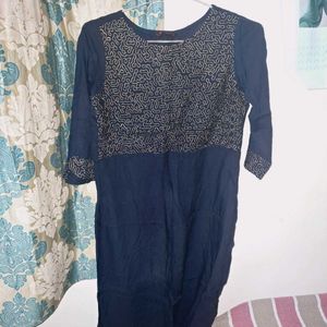 Blue Color Kurta [Size M]