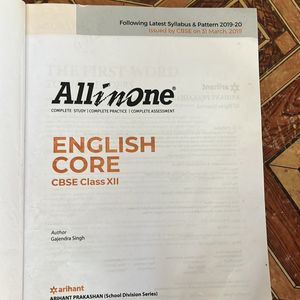 All In One English Core Book