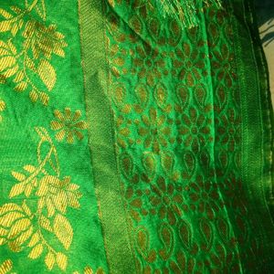 New Pure Silk Suit With Heavy Dupatta