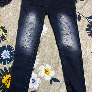 Denim Jeans Black Colour