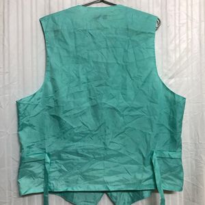 Vesuvio Napoli Cyan Formal Vest