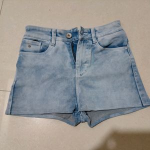 Blue Denim Shorts