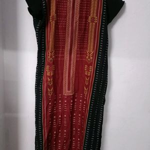 A Line Kurta Crepe