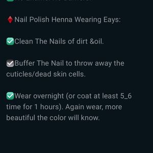 Halal Henna Nail Polish