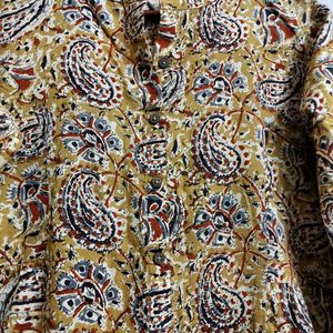 Siyahi Kalamkari Kurti