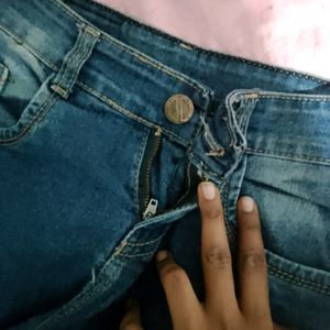 FADED BLUE JEANS FOR GIRLS