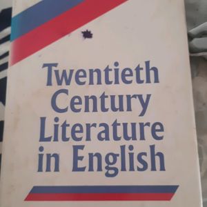 Twentieth Century Literature In English. Vol.1