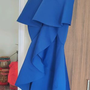 Frilled Blue Skirt