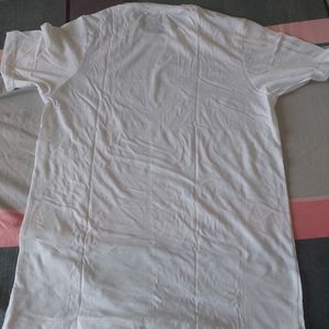 Pure Cotton White T Shirt