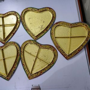 Heart-shaped Tray for Dry Fruits & Chocolates