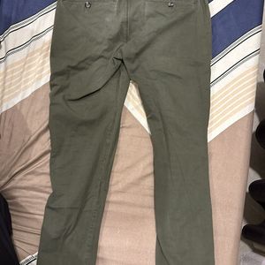 United Colors Of Benetton Olive Chinos