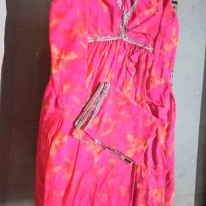 Heavy Georgette Alia Cut Suit 2 Piece Set Xl