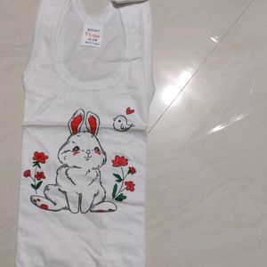 Boys Vest White Colour