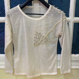 White Pearl Top