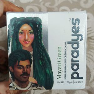 Green Hair Colour New Box