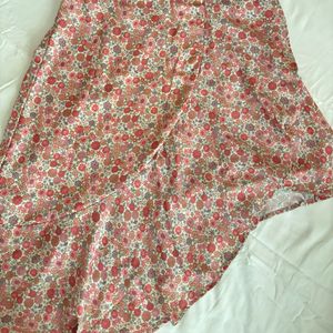 2 Floral Long Skirt