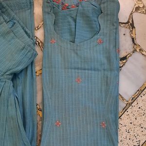 Ocean Blue Salwar Suit