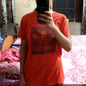 Adidas Print Unisex T-shirt (orange)