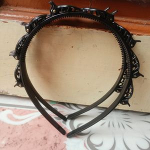 Twister Black Embellished Hair Band