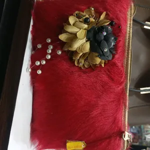 Hand Purse In Red Colour