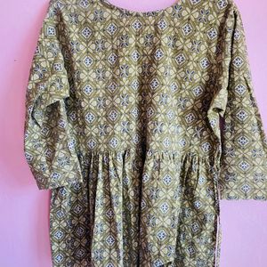 Frock Top - Olive