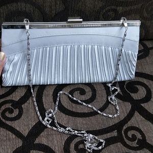 Women Silver Clutch Bag