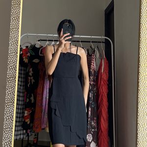 Black Scallop Midi dress 🖤