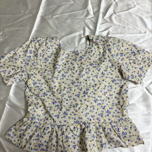 Flower Patterned Top