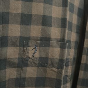 Branded Brown Check Shirt Indian Terrain