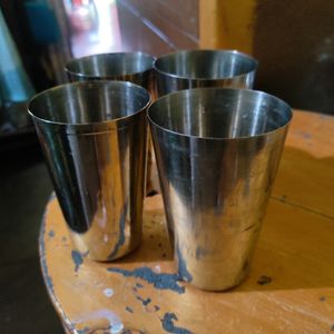 Glasses 4 Set Steel