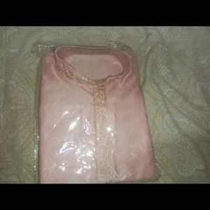 Pink Embroidery Sherwani