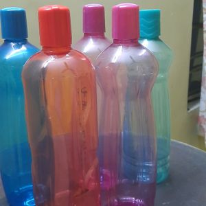 5 Assorted Colours Water Bottles