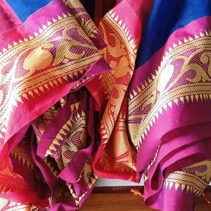 Handloom Cotton Saree_two Colour