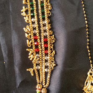 Payal, Mangalsutra, Earrings, Bracelet