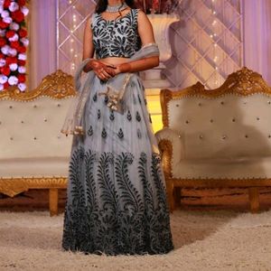 Grey Lehenga Perfect For Festv Season