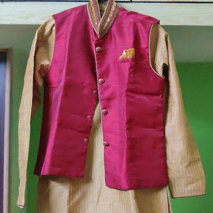 Boys Kurta For Party Wear (Over Coat Model)