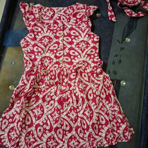 Pure Cotton Frock For Kids