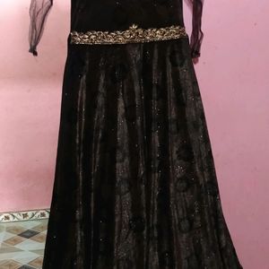 Partywear Women Stylish Gown With Dupatta