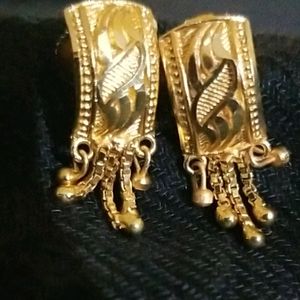 Gold Plated Ear Drop